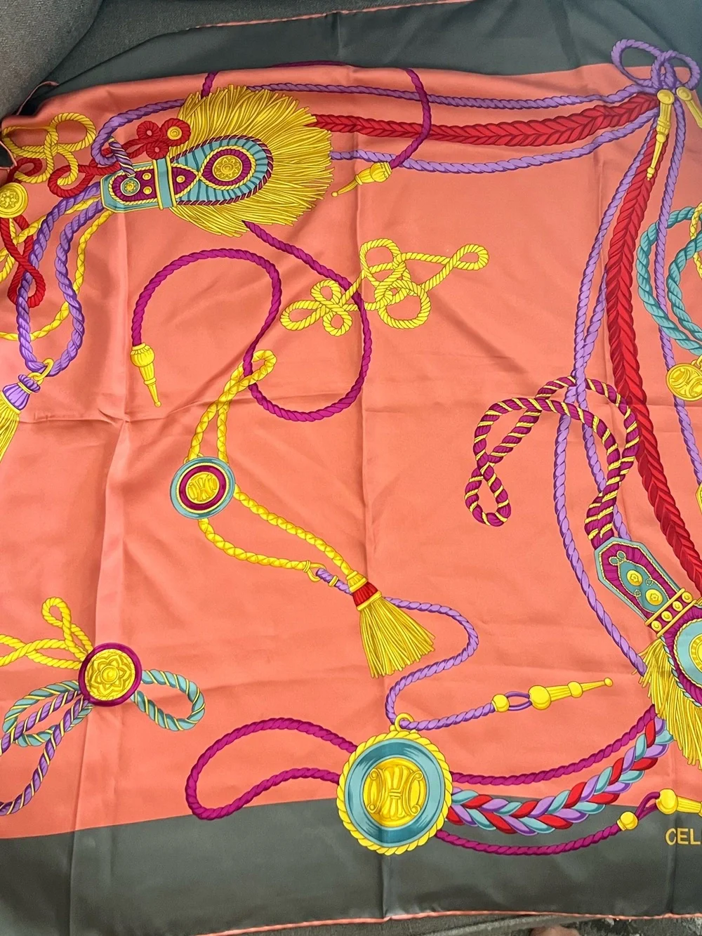 CELINE Silk Scarf